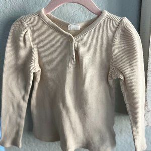 Cream Long-sleeved Thermal